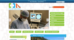 Desktop Screenshot of cdafootankle.com